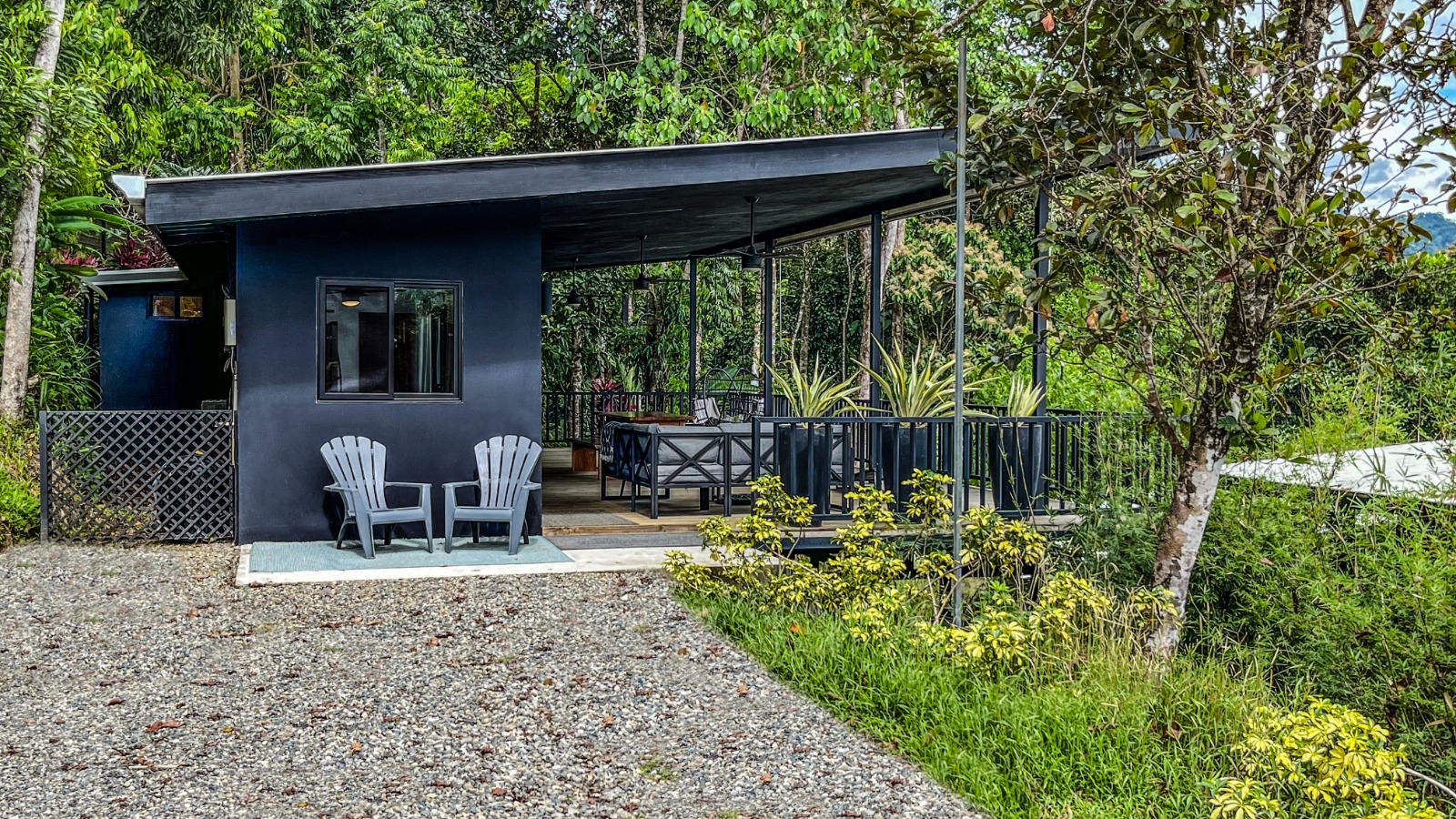 The Container Apartment interior and deck