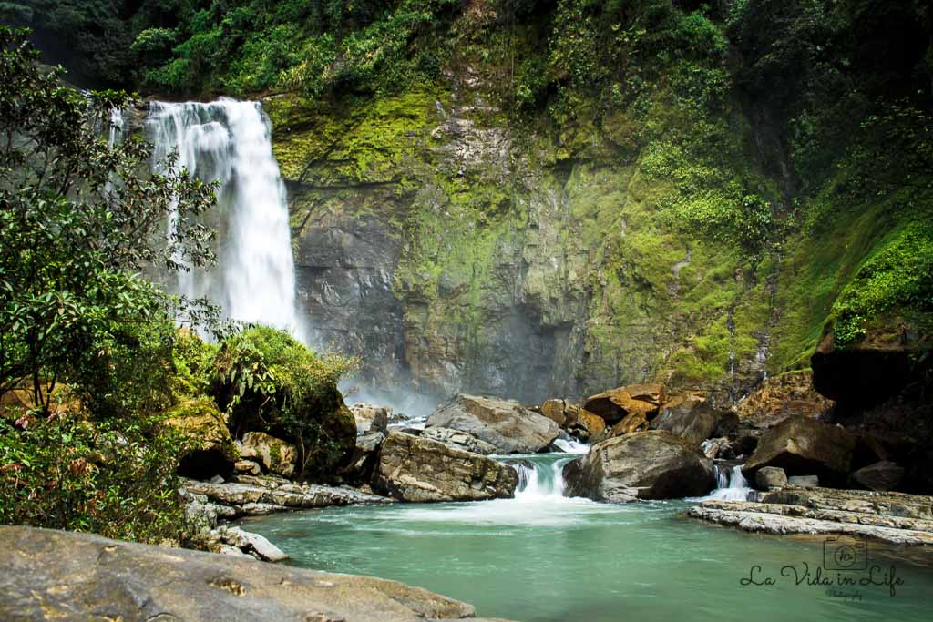 Chontales Waterfall in the mountains above Uvita, Costa Rica